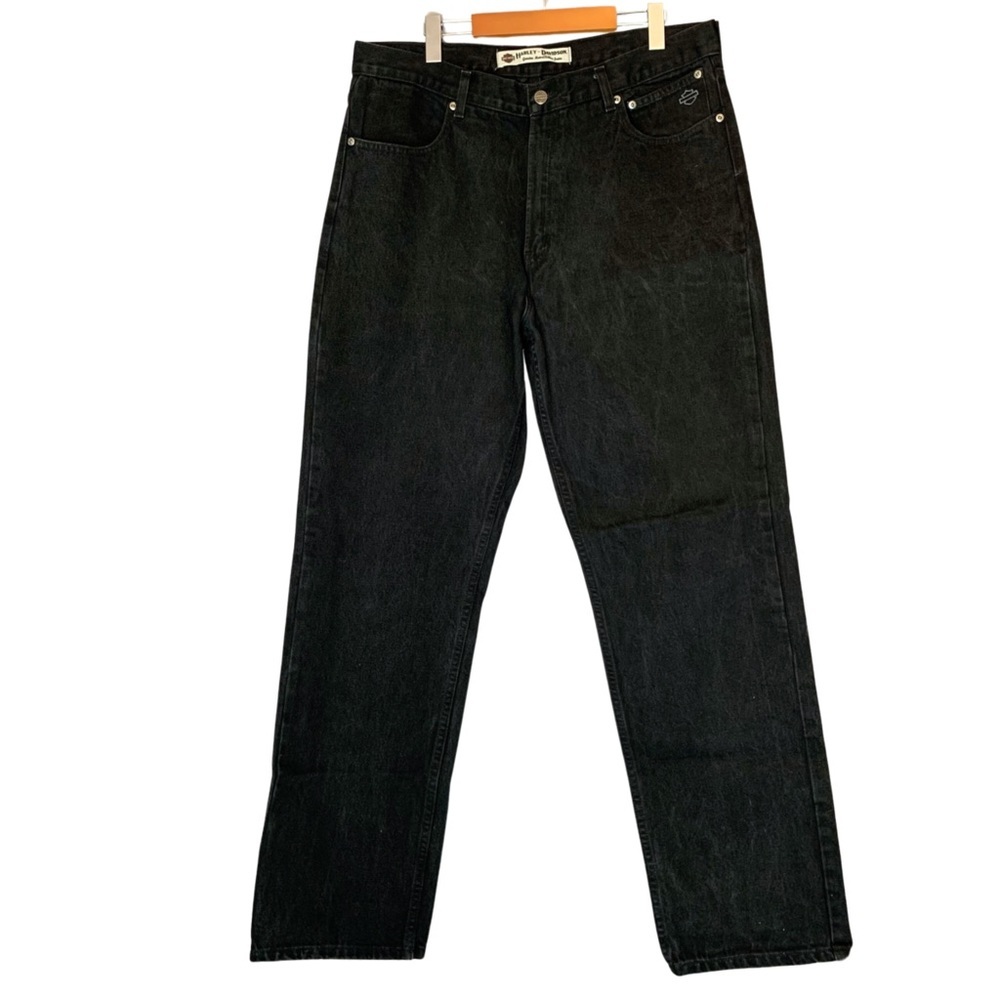 Vintage Harley Davidson Black Straight Leg Men’s Jeans